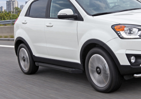 Фото изделия: Порог Black Rival Mitsubishi/ Nissan Terrano/Renault Duster/ Ssang Yong/Suzuki F173ALB — изображение 9