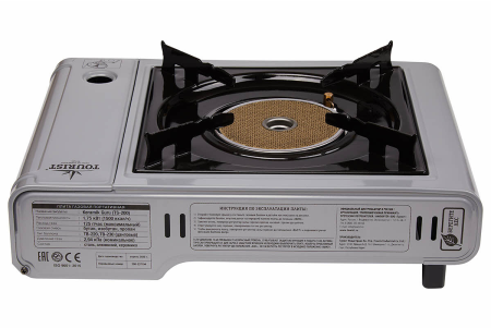 Плита газовая TOURIST KERAMIK GURU, портативная, керамическая, в кейсе   TS-200