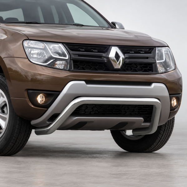 Фото для каталога: Защита переднего бампера d57 скоба Rival Renault Duster 2015- R.4703.012