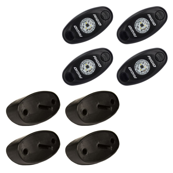 RIGID Rock Light Kit- Красный цвет свечения (4 модуля) 400213