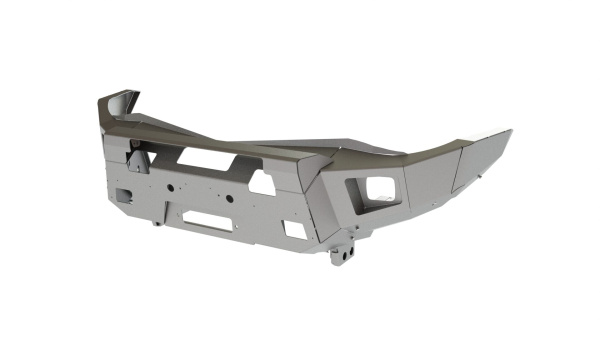 Бампер передний Mitsubishi L200 2006-2015 REVO под балку и ПТФ STC-ML200/06-BFR-C1-L1L4