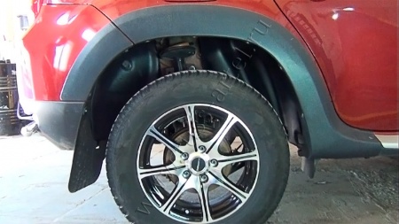 Подкрылки задние Русская артель Renault Duster 2010-2014  LRD-0022 