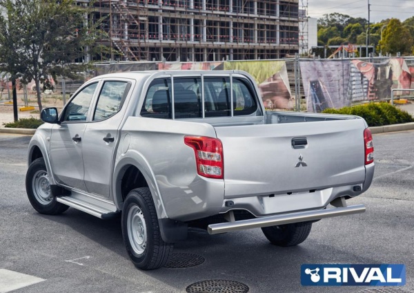 Защита заднего бампера d76 RIVAL Mitsubishi L200 2015-  R.4011.005