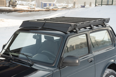 Багажник экспедиционный STC Lada Niva ШТОРКА дальний, задний свет STC-LNI2121/77-TR1-L1L2