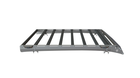 Багажник экспедиционный Toyota Tundra Crew Max 2006-2021 ШТОРКА дальний, рабочий свет STC-TTCM/06-TR1+L1L3