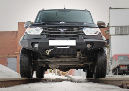 Бампер силовой передний ST RIVAL UAZ Patriot 2014-  D.6305.1