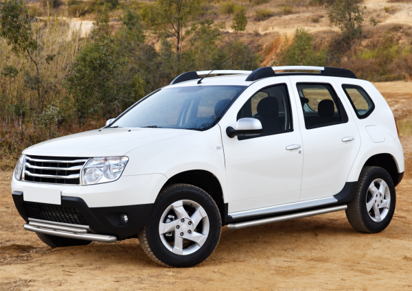 Фото изделия: Защита переднего бампера d57+d42 Rival Renault Duster 2011-2015 R.4701.002