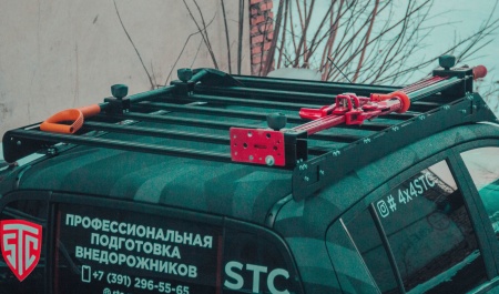 Кронштейн крепления лопаты на багажник STC-TR-S