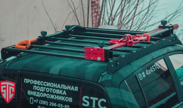 Кронштейн крепления лопаты на багажник STC-TR-S