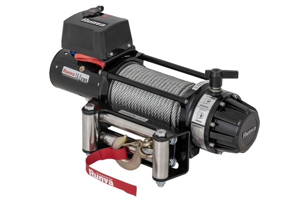 Лебёдка электрическая 24V Runva 12500 lbs 5670 кг (влагозащищенная) EWB12500U24V