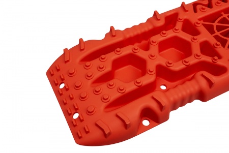 Сенд-траки пластиковые 108х31 см усиленные, с площадкой под домкрат, красные (2 шт.) TX002