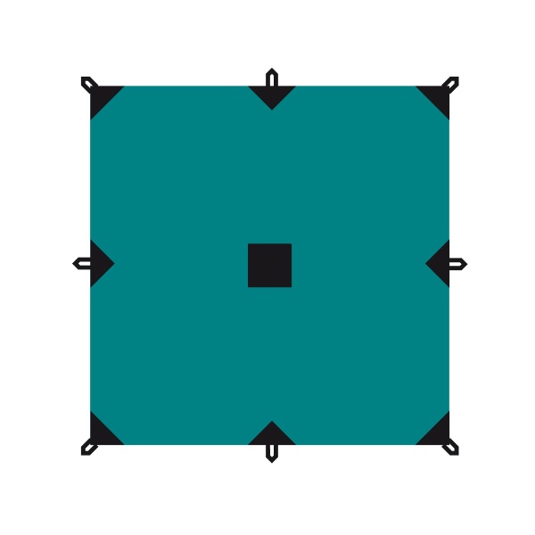Тент BTrace 3x3, Зеленый  T0331