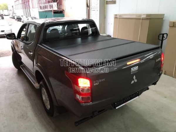 Крышка алюминиевая трехсекционная Winbo на Mitsubishi L200 (2015-2018) -119249