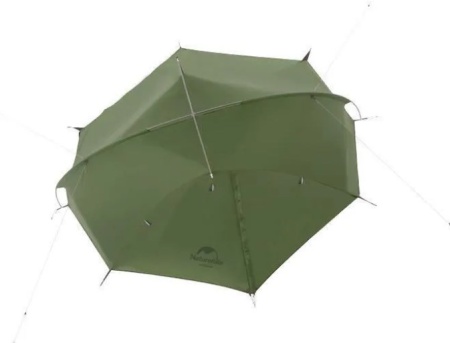 Палатка Naturehike Tagar Si 2-местная, алюминиевый каркас, сверхлегкая, зеленая NH17T180-J-2FGR