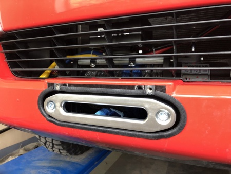 Площадка под лебёдку в штатный бампер РИФ Toyota Fortuner 2015+  RIFFRT-30000