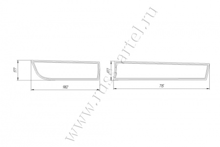 Молдинги на двери Русская артель Renault Duster  MRD-007002