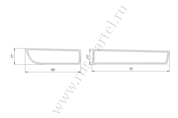 Молдинги на двери Русская артель Renault Duster  MRD-007002