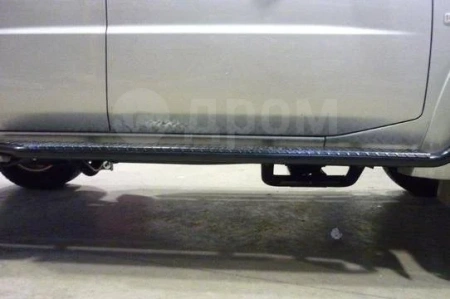 Пороги (подножки) с защитой крыльев для Toyota Hilux 2005-2014 Ironman SSR001