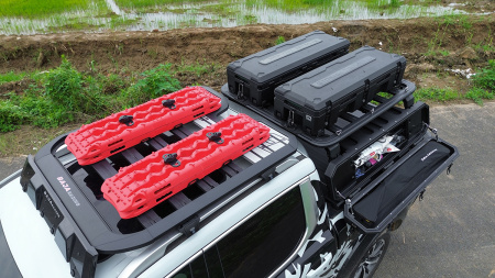 Силовой каркас-кунг Baja Racing (тип А) с 2-мя большими рыбацкими ящиками Ford F-150, Toyota Tundra YHA001-D-01