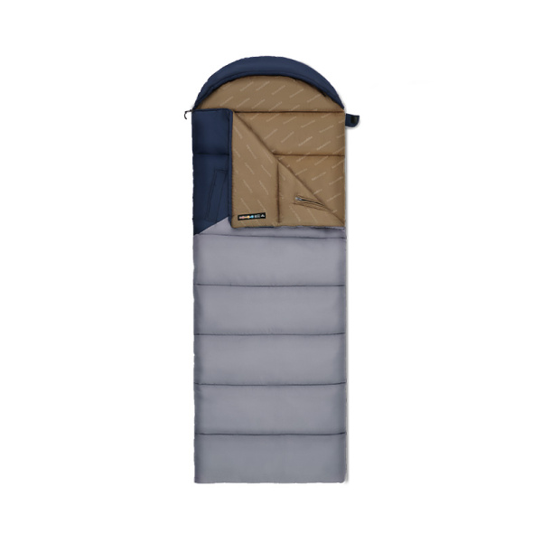 Мешок спальный Naturehike Sunny Day PL02 U250, (190+30)х80 см, (левый) (ТК: +8C), серо-голубой CNK2550WS028-U250DBLB