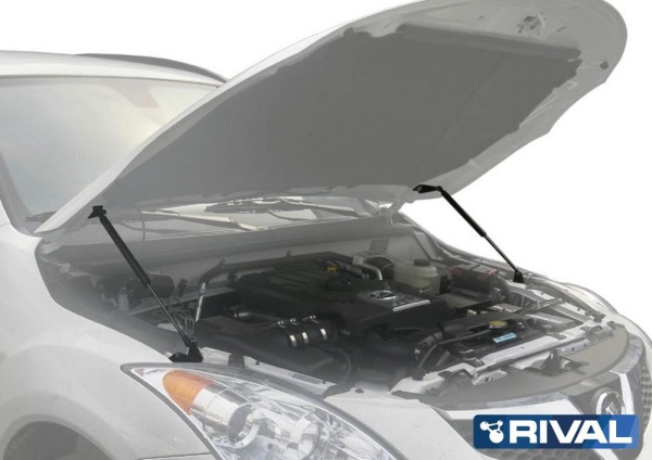 Амортизаторы капота, 2 шт. RIVAL  Great Wall Hover H5 2011-2016  A.ST.2001.1