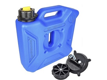 Канистра "Экстрим Драйв" 5л синяя (Набор с креплением) kanDr5Blue-KIT