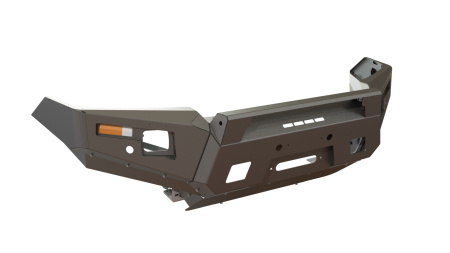 Бампер передний Toyota Fortuner 2015+ под балку и ПТФ STC-TF15-BF-C1-L1L4