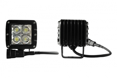 Фара Aurora 4 led, луч-diffusion, свет белый, 12W, 1580LM , 9-36V ALO-2-E12KR