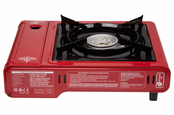 Плита газовая TOURIST CAMPING GURU, портативная, в кейсе TS-250