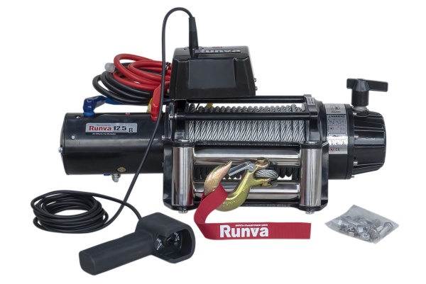Лебёдка электрическая 24V Runva 12500 lbs 5670 кг (влагозащищенная) EWB12500S24V
