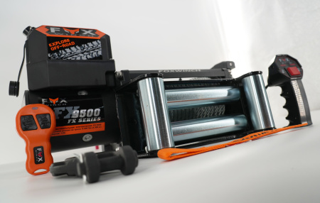 Лебедка автомобильная FOX WINCH 9500 12V (стальной трос) FX95