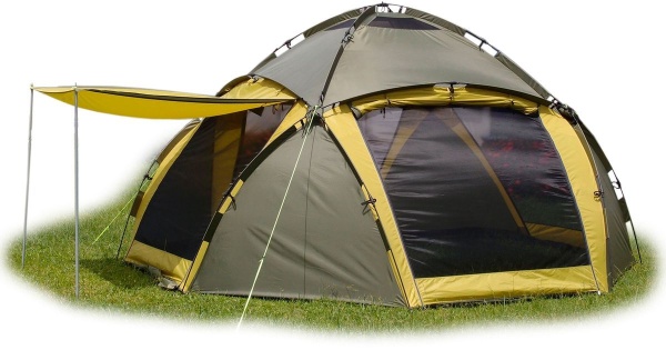 Шатер автомат Maverick Cosmos 400 (хаки/желто-горчичный)  M-KM-013