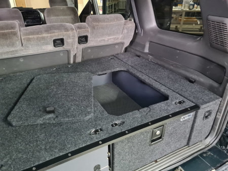 Спальник-органайзер Isuzu BigHorn коврики, люки быстр. доступа, кух. модуль IBH0011