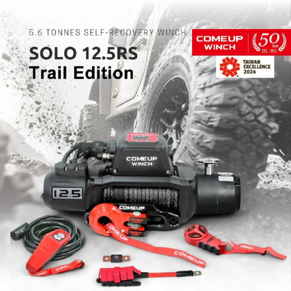 Лебедка автомобильная электрическая COMEUP SOLO 12.5rs Trail Edition (12В) 291500