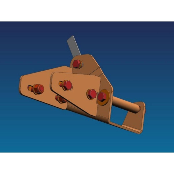 Крепеж к силовым порогам RIVAL Toyota Hilux Revo 2015-  2D.5703.1.2