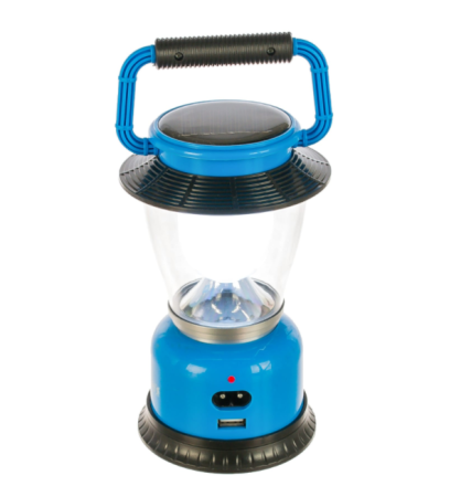 Фонарь кемпинговый "СИБИРСКИЙ СЛЕДОПЫТ- Неон", 4L, солнечные батареи, аккумулятор, 3хАА, USB, 220В, PF-PFL-K04