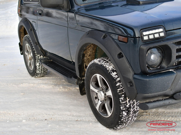 Расширители колёсных арок ВАЗ НИВА 4X4 URBAN 3D (передние 70 мм, задние 70 мм) ТКН-21U