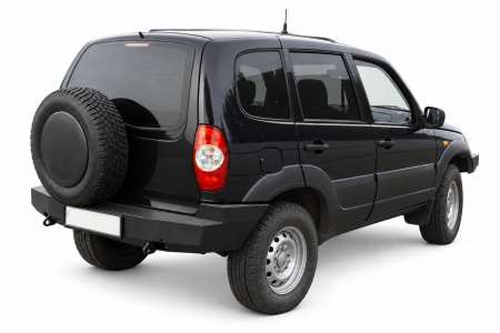 Детали и установка: Бампер задний силовой OJeep Chevy Niva 03.116.01