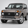 Фото изделия: Защита переднего бампера d57+d42 Rival Lada 4х4 Urban 3d 2014- R.6004.002