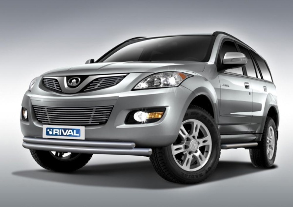 Защита переднего бампера d76+d57 RIVAL Great Wall Hover H5 2011-2015 R.2008.002