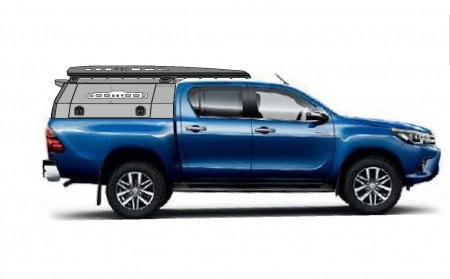 Кунг экспедиционный трехдверный III поколения KDT Toyota HILUX 2015-   15283