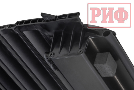 Крышка кузова РИФ для Mitsubishi L200 2015-2023, роллета раздвижная 1572х1533 мм, алюминиевая, черная ZM52B