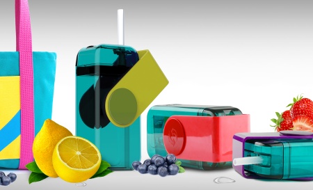 Бутылка JUICY DRINK, 290 мл, бирюза/зеленый  JB300.04-GREEN