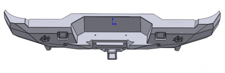 Бампер задний 4x4tun TOYOTA HILUX REVO 16.THBR Бампер задний 4x4tun TOYOTA HILUX REVO 16.THBR