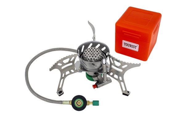 Горелка газовая TOURIST BURAN, под резьбовой баллон  TM-080