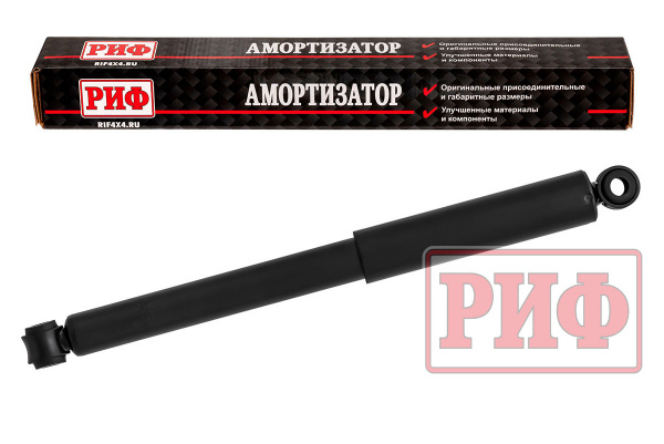 Амортизатор РИФ задний Mitsubishi L200 2005-2015/Nissan Navara D22 (NP300) штатный OEM 4162A366 SAG340SL