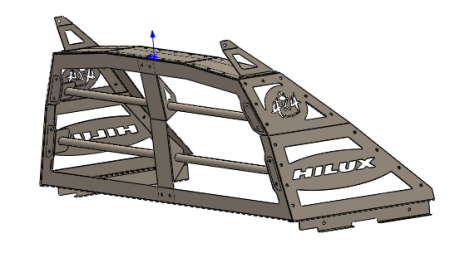 Дуга безопасности Toyota Hilux Revo 4x4THR-DB1