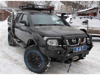 Передний силовой бампер со съемным кенгурином Nissan Navara, Pathfinder 16013-KDT