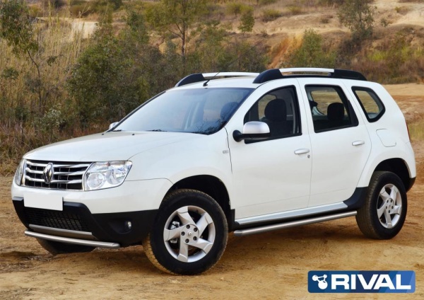 Защита переднего бампера d42 RIVAL Renault Duster 2011-2015  R.4701.005