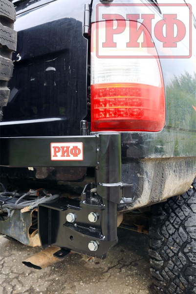 Калитка РИФ с фаркопом в штатный задний бампер Toyota Land Cruiser 105 RIF105-80004